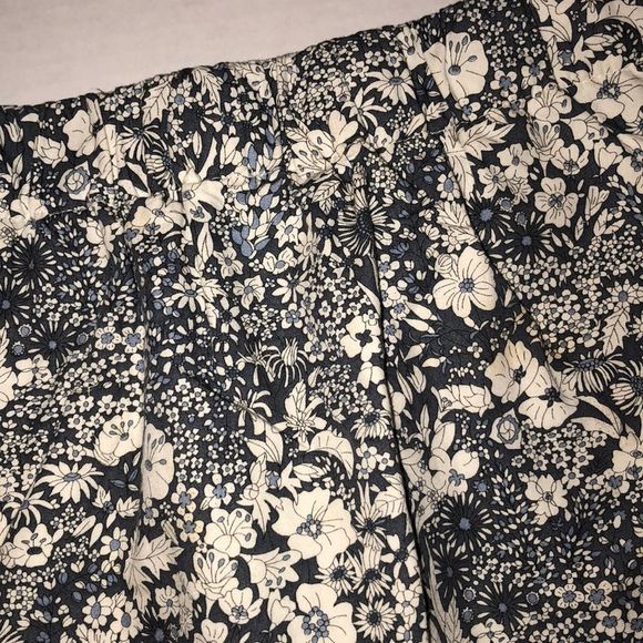 J. Crew Blue Floral Mini Skirt Size 2 - Picture 2 of 3